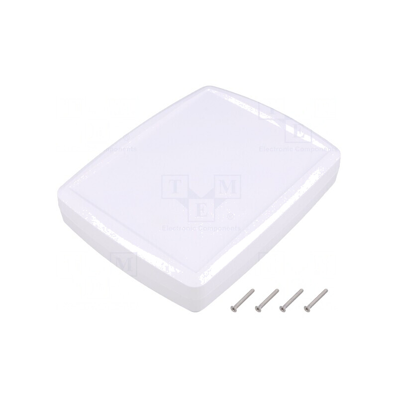 Carcasă Universală ABS Albă cu Garnitură 144x184x38mm | Electronic-mag.ro | Componente Electronice