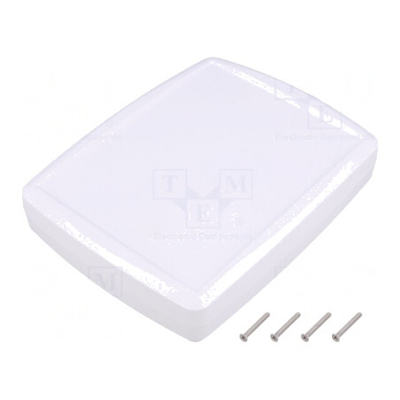 Carcasă Universală ABS Albă cu Garnitură 144x184x38mm | Electronic-mag.ro | Componente Electronice