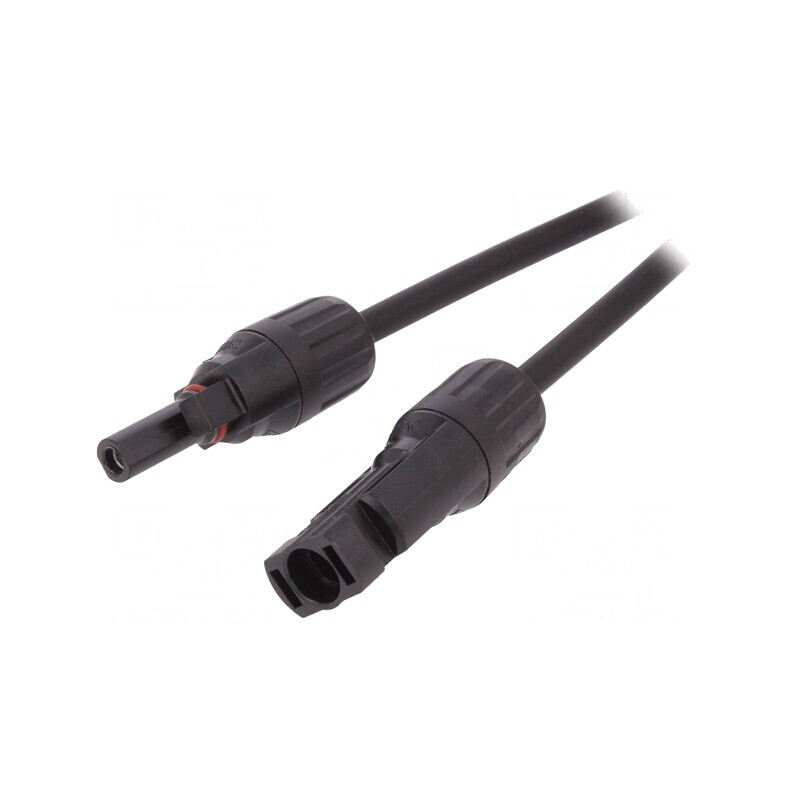 Cablu Solar 4mm2 3m Mufă Mamă-Tată | Electronic-mag.ro | Componente Electronice