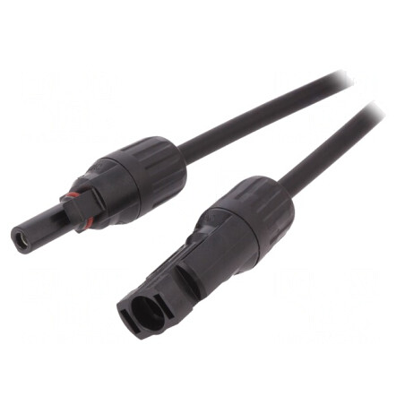 Cablu Solar 4mm2 3m Mufă Mamă-Tată | Electronic-mag.ro | Componente Electronice