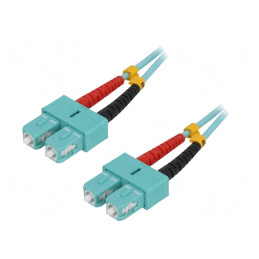 Patch Cord Fibra Optica OM3 SC/UPC 1m LSZH | Electronic-mag.ro | Componente Electronice