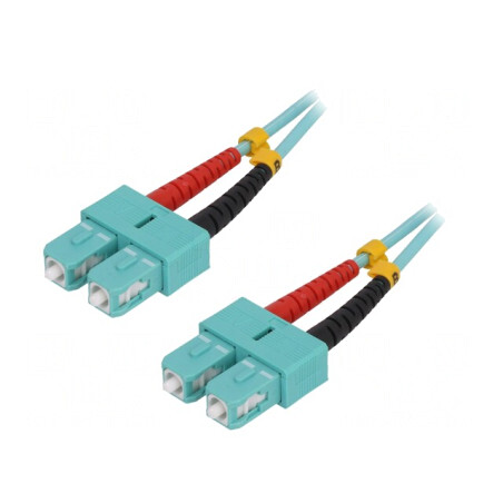 Patch Cord Fibra Optica OM3 SC/UPC 1m LSZH | Electronic-mag.ro | Componente Electronice
