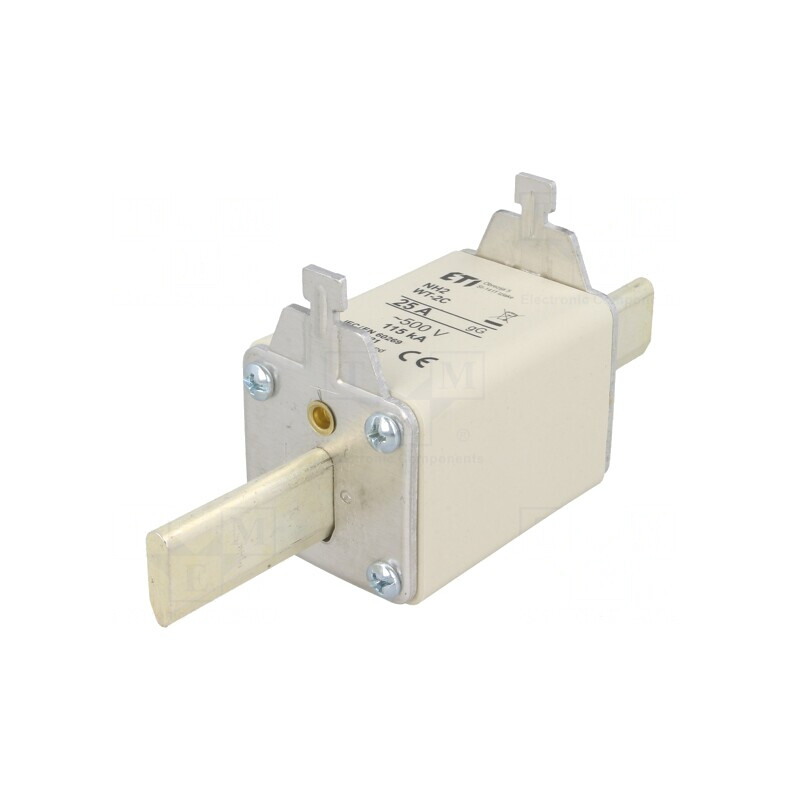 Siguranță GG 25A 500VAC Ceramică Industrială NH2C | Electronic-mag.ro | Componente Electronice
