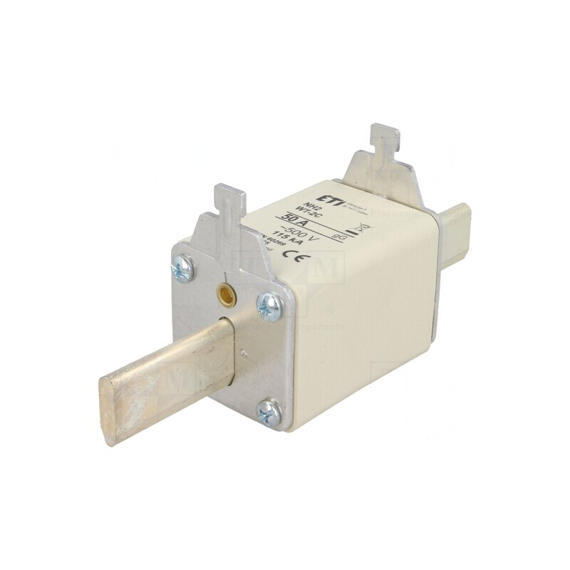 Siguranță Ceramică Industrială gG 50A 500VAC NH2C | Electronic-mag.ro | Componente Electronice