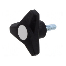 Buton de Reglare M8 Capac Gri 63mm | Electronic-mag.ro | Componente Electronice