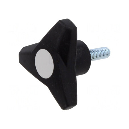 Buton de Reglare M8 Capac Gri 63mm | Electronic-mag.ro | Componente Electronice