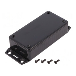 Carcasă universală ABS neagră 50x100x25mm | Electronic-mag.ro | Componente Electronice