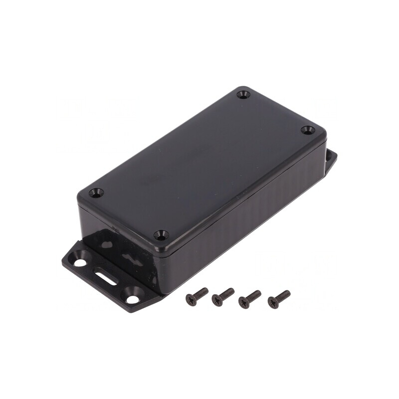 Carcasă universală ABS neagră 50x100x25mm | Electronic-mag.ro | Componente Electronice