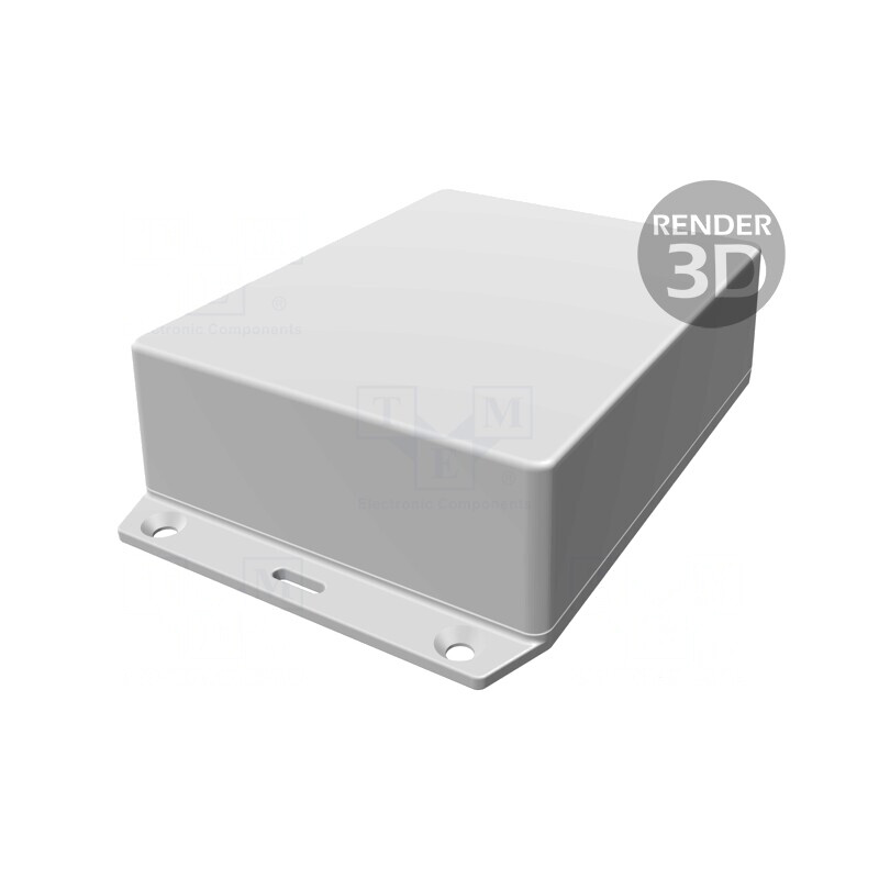 Carcasă Universală cu Lame de Fixare 94x121x38 mm | Electronic-mag.ro | Componente Electronice