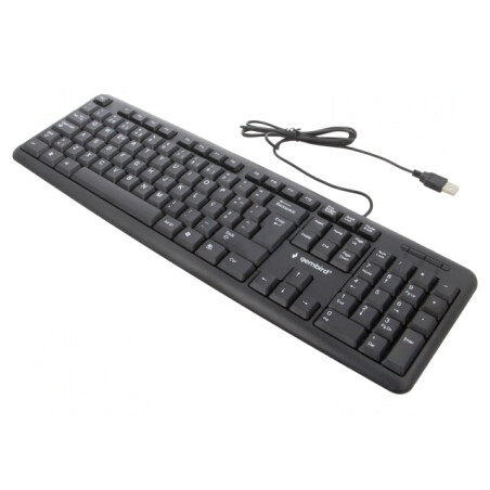 Tastatură USB Neagră cu Cablu PT 1.5m | Electronic-mag.ro | Componente Electronice