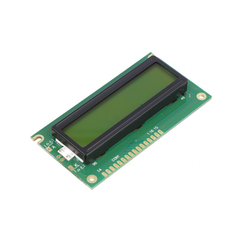 Afișaj LCD alfanumeric 16x2 LED STN Positive | Electronic-mag.ro | Componente Electronice