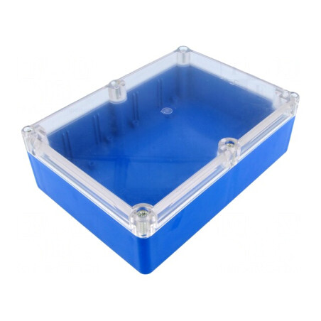 Carcasă Universală ABS Albastru IP65 126x176x57mm | Electronic-mag.ro | Componente Electronice