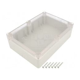 Carcasă Universală ABS Gri 126x176x57mm cu Garnitură | Electronic-mag.ro | Componente Electronice