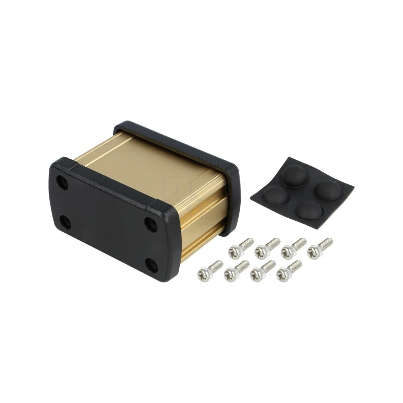 Carcasă Universală Aluminiu Aurit 68.7x49x35.2mm | Electronic-mag.ro | Componente Electronice Carcasă Universală Aluminiu Aurit 68.7x49x35.2mm | Electronic-mag.ro | Componente Electronice