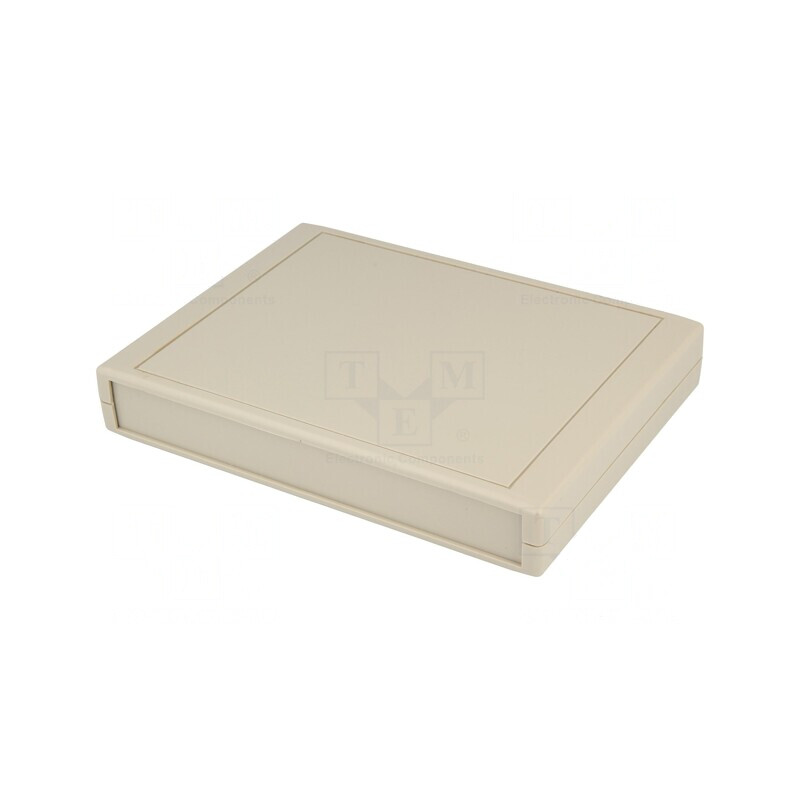 Carcasă ABS gri cu panou IP43 190x140x30mm | Electronic-mag.ro | Componente Electronice