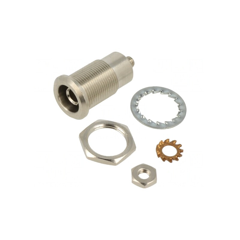 Soclu Banană 4mm 32A Nichelat Panou | Electronic-mag.ro | Componente Electronice Soclu Banană 4mm 32A Nichelat Panou | Electronic-mag.ro | Componente Electronice