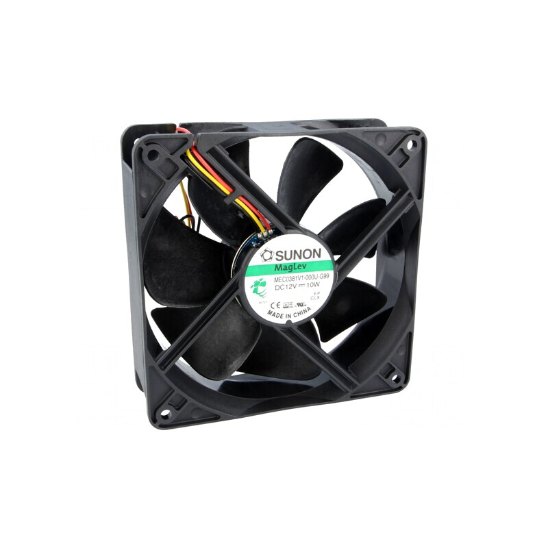 Ventilator axial 12VDC 120x120x38mm 234,46m3/h 48dBA | Electronic-mag.ro | Componente Electronice