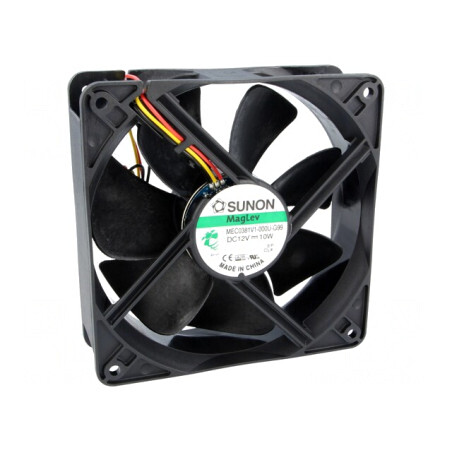 Ventilator axial 12VDC 120x120x38mm 234,46m3/h 48dBA | Electronic-mag.ro | Componente Electronice