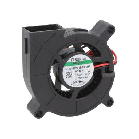 Ventilator DC Blower 12V 60x60x15mm 10.54m3/h 37.7dBA | Electronic-mag.ro | Componente Electronice