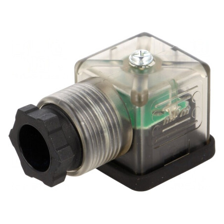 Conector cu Valvă și LED 18mm 3-PIN Mamă | Electronic-mag.ro | Componente Electronice