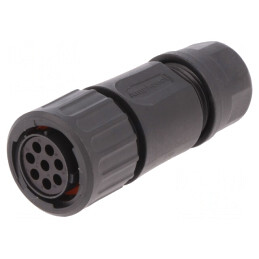 Conector Circular Mufă pe Cablu 8 Pin Mamă fără Contacte | Electronic-mag.ro | Componente Electronice