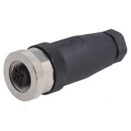 Mufă M12 5-Pin Mamă DeviceNet/CANopen IP67 | Electronic-mag.ro | Componente Electronice