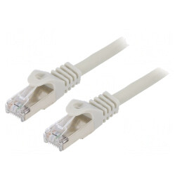 Patch Cord S/FTP Cat 6A LSZH Gri 10m | Electronic-mag.ro | Componente Electronice