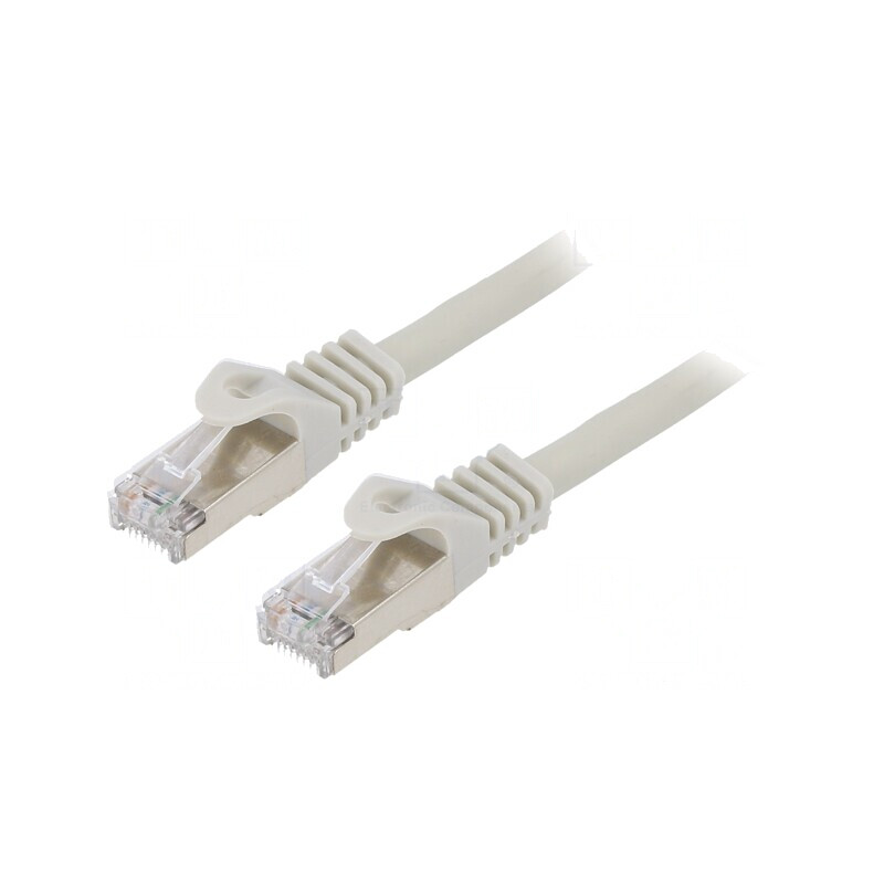 Patch Cord S/FTP Cat 6A LSZH Gri 10m | Electronic-mag.ro | Componente Electronice