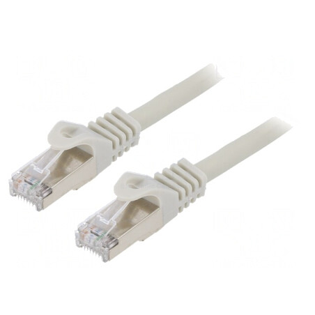 Patch Cord S/FTP Cat 6A LSZH Gri 10m | Electronic-mag.ro | Componente Electronice
