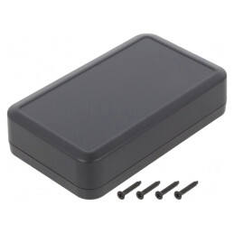 Carcasă Universală ABS Gri Închis 69x115x28mm | Electronic-mag.ro | Componente Electronice