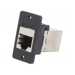 Adaptor SLIM Cat 5e Ecranat 8p8c Plastic 29mm | Electronic-mag.ro | Componente Electronice