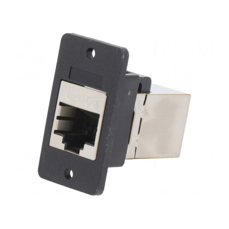 Adaptor SLIM Cat 5e Ecranat 8p8c Plastic 29mm | Electronic-mag.ro | Componente Electronice