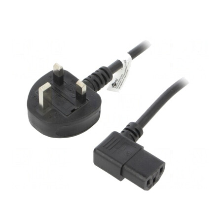 Cablu Alimentare Negru 2m 10A | Electronic-mag.ro | Componente Electronice
