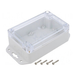 Carcasă Universală ABS Gri Deschis 80x120x45mm | Electronic-mag.ro | Componente Electronice