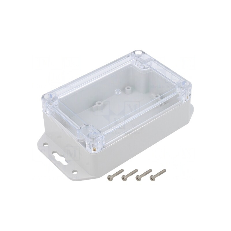 Carcasă Universală ABS Gri Deschis 80x120x45mm | Electronic-mag.ro | Componente Electronice