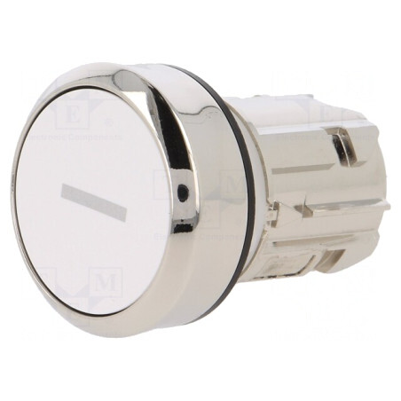 Comutator Alb Apăsare 22mm | Electronic-mag.ro | Componente Electronice