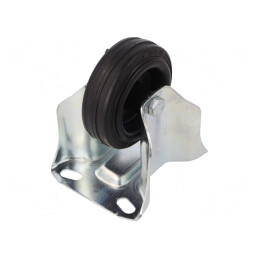Roată de transport rigidă 80mm 50kg | Electronic-mag.ro | Componente Electronice