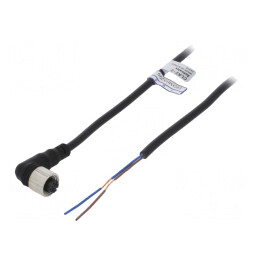 Cablu de Conectare M12 2 PIN Unghi 2m PVC | Electronic-mag.ro | Componente Electronice