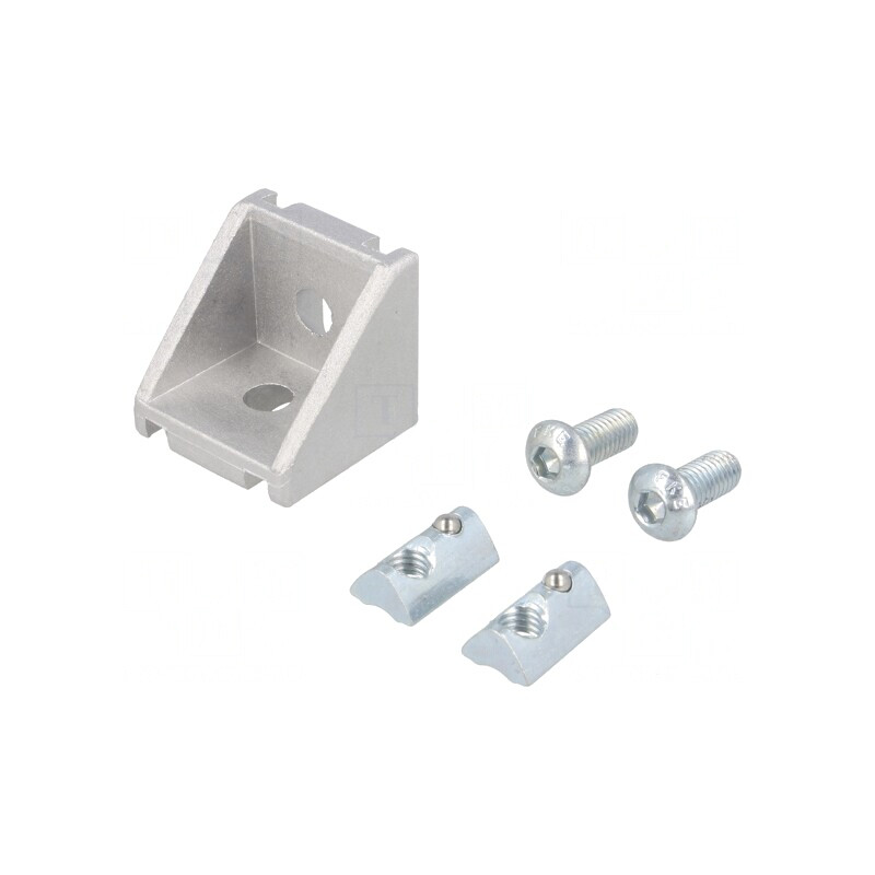 Colţar pentru profile 6mm 28x30x30mm | Electronic-mag.ro | Componente Electronice