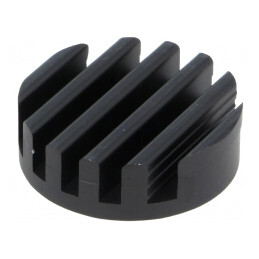 Radiator LED Negru 33mm 17,6K/W | Electronic-mag.ro | Componente Electronice