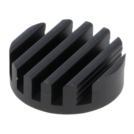 Radiator LED Negru 33mm 17,6K/W | Electronic-mag.ro | Componente Electronice
