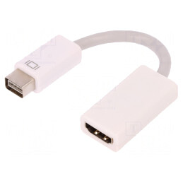 Adaptor DVI Mini la HDMI 150mm Alb