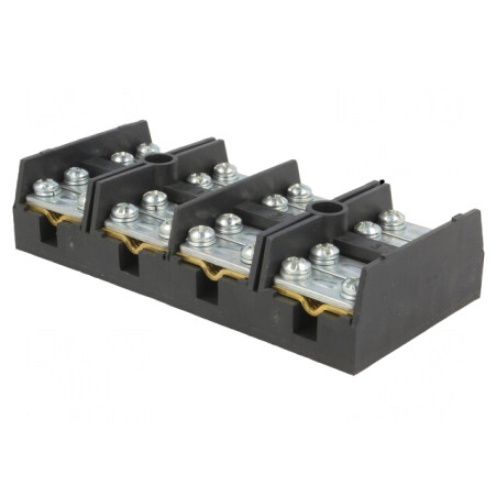 Regletă de Conexiuni cu Șurub 35mm2 400V 4 Piste | Electronic-mag.ro | Componente Electronice