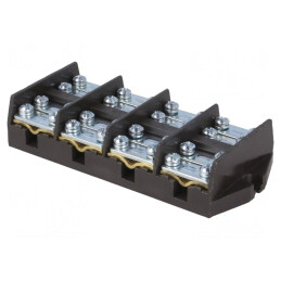 Regletă conexiuni terminal 35mm2 400V 4 piste | Electronic-mag.ro | Componente Electronice