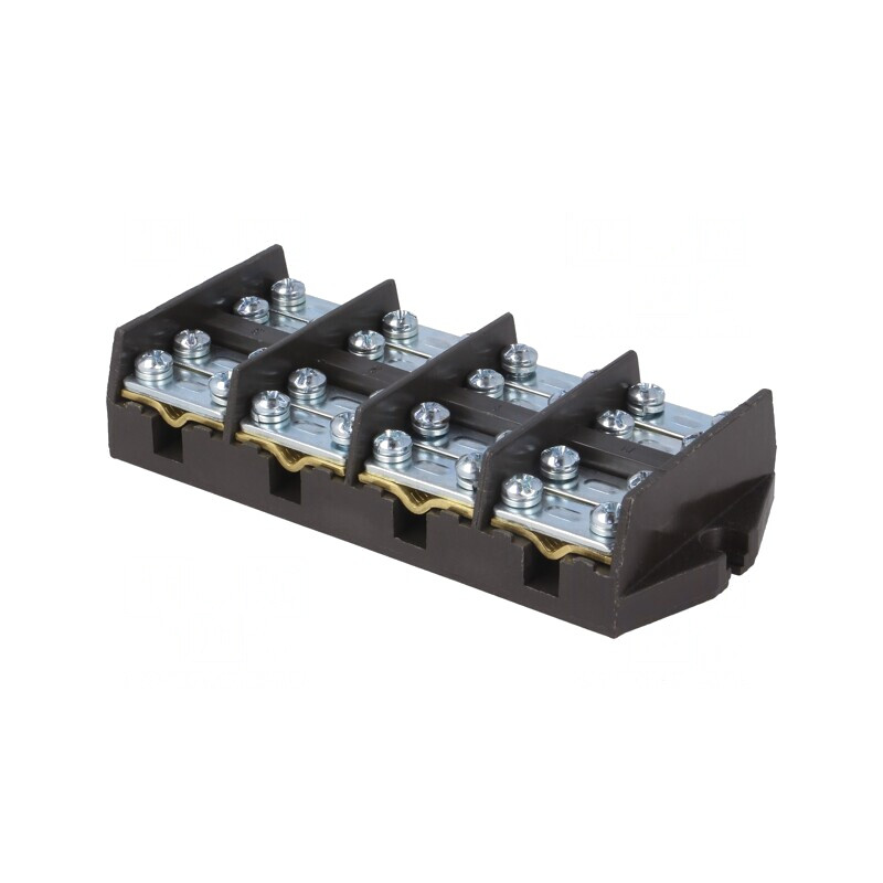 Regletă conexiuni terminal 35mm2 400V 4 piste | Electronic-mag.ro | Componente Electronice