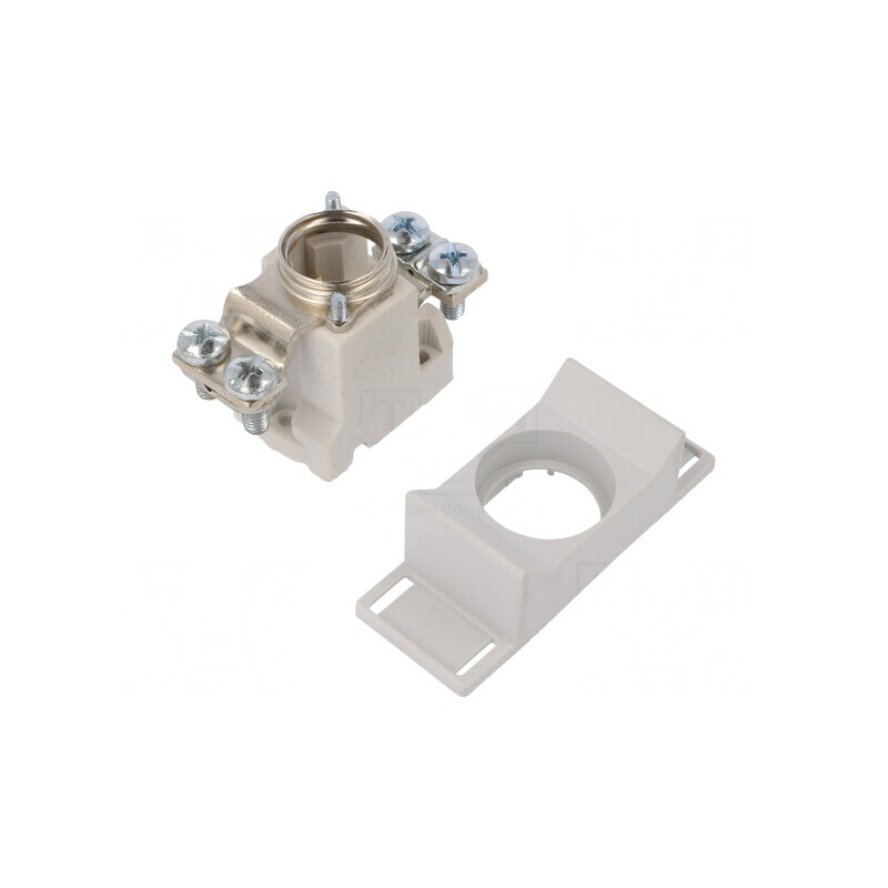 Suport siguranță cu șurub 63A 400V Poli 1 | Electronic-mag.ro | Componente Electronice