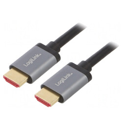 Cablu HDMI 2.1 1m Negru | Electronic-mag.ro | Componente Electronice