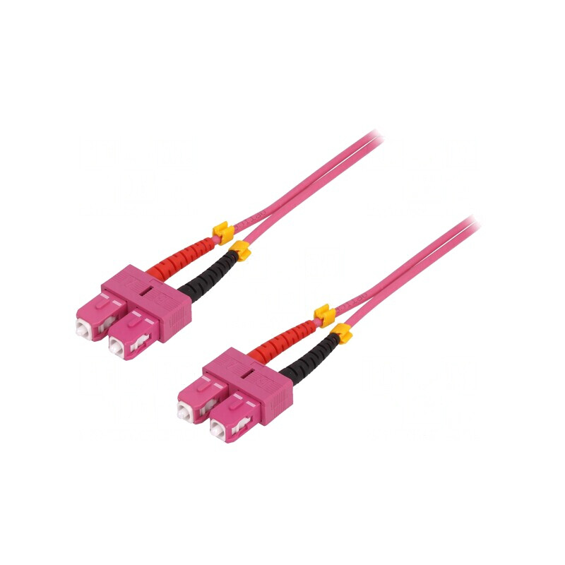Patch cord fibră OM4 SC/UPC 1m roz | Electronic-mag.ro | Componente Electronice Patch cord fibră OM4 SC/UPC 1m roz | Electronic-mag.ro | Componente Electronice