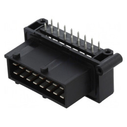 Conector Auto JPT Tată Soclu 16 PIN pentru PCB Negru | Electronic-mag.ro | Componente Electronice