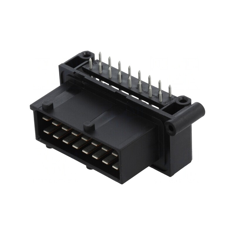 Conector Auto JPT Tată Soclu 16 PIN pentru PCB Negru | Electronic-mag.ro | Componente Electronice